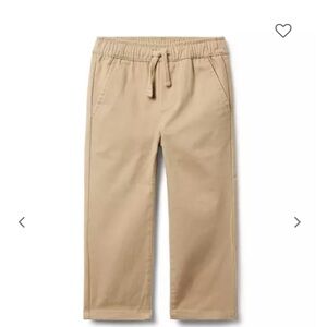 Janie and Jack Tan Casual Pants twill pull ons.
Brand New